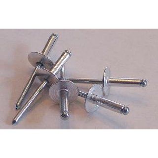 3/16 X .25 .37 (#66) Stainless Steel / Stainless Steel Large Flange Pop Rivets / 3, 000 Pc. Carton Hardware Blind Rivets