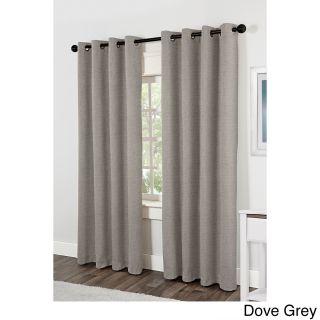 Amalgamated Textiles Inc. Jakarta Grommet Top 84 Inch Curtain Panel Pair Grey Size 54 x 84