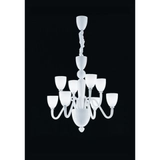 Zaneen Lighting Moma 6 Light Chandelier D8 131 Diffuser Finish White