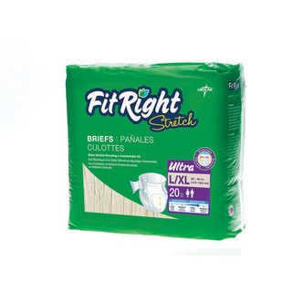 Medline Fitright Stretch Ultra Brief (80 Count)