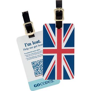 GoCodes Smart QR Code Luggage Tag   British Flag