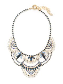 Crystal Multi Tier Bib Necklace by Elizabeth Cole
