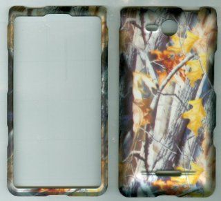 CAMO TREE HUNTER REAL TREE NEW FACEPLATE PROTECTOR HARD RUBBERIZED CASE FOR LG OPTIMUS EXCEED VS840PP / LUCID 4G VS840 VERIZON PREPAID SNAP ON Cell Phones & Accessories