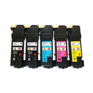 Compatible Xerox Phaser 6140 106r01480 106r01477 106r01478 106r01479 Toner Cartridges (pack Of 5 2k/1c/1m/1y)