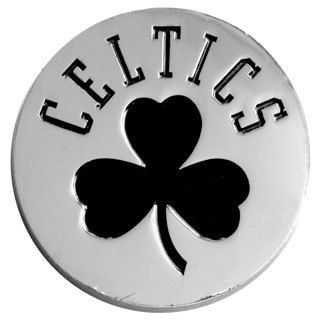 Nba Boston Celtics Chromed Metal Emblem