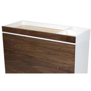 Spot on Square Roh Changing Tray RC09004 Finish Walnut with White