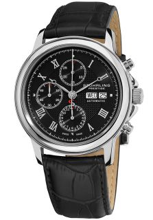 Stuhrling Original 362.33151  Watches,Mens Manual/Self Winding Automatic Chronograph Accolade Black Dial Black Leather, Casual Stuhrling Original Automatic Watches