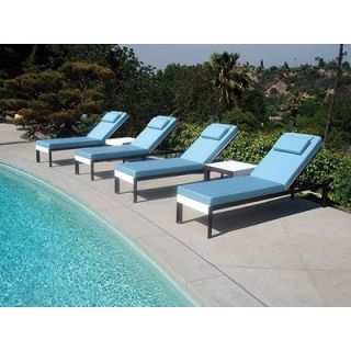 Modern Outdoor Etra Lounge Chaise Lounge with Cushion et adl/et sid 24