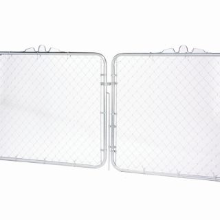 48 in x 11 ft 6 in Galvanized Steel Chain Link Drive Gate