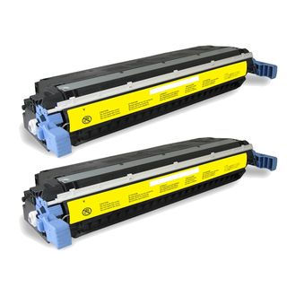 Hp C9732a (hp 645a) Compatible Yellow Toner Cartridge (pack Of 2)