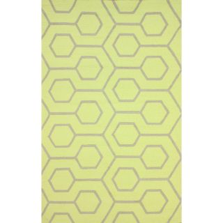 Nuloom Handmade Modern Indoor/ Outdoor Trellis Lime Rug (5 X 8)