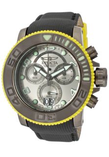 Invicta 10713  Watches,Mens Sea Hunter/Pro Diver Chronograph Gunmetal Dial Black Nylon, Chronograph Invicta Quartz Watches