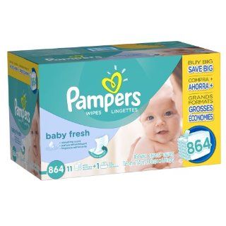 Pampers Baby Fresh Wipes 12x Box with Tub 864 Count Health & Personal Care