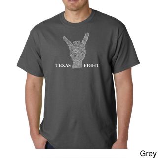 Los Angeles Pop Art Mens Texas Fight T shirt