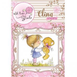 Wild Rose Studio Ltd. Cling Stamp   Emily With Ted