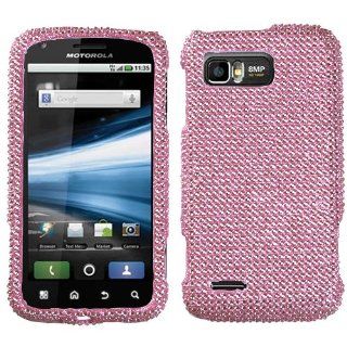 Pink Diamante Protector Cover(Diamante 2.0) for MOTOROLA MB865 (Atrix 2) Cell Phones & Accessories