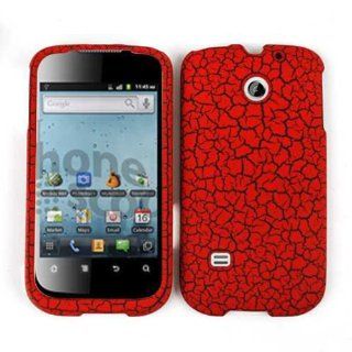 For Huawei Ascend Ii M865 Red Crack Case Accessories Cell Phones & Accessories