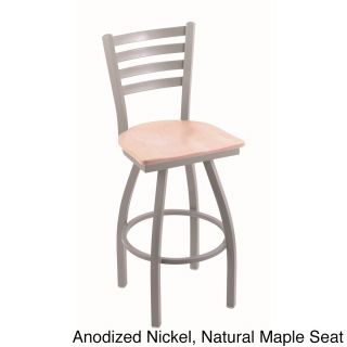 Steel Frame And Maple Counter Stool