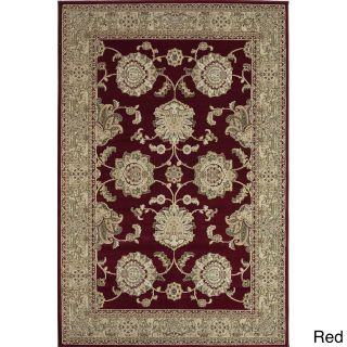 Rugs America Corp Verona Ushak Floral Area Rug (710 X 1010) Red Size 710 x 1010