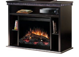 Dimplex Corry Media Console with 26 Inch Self Trimming Electric Firebox, Black, DFP6854B   Heaters
