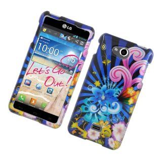 Colorful Firework Hard Cover Case for LG Spirit 4G MS870 Cell Phones & Accessories