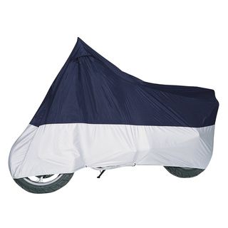 Mg Blue And Silver Motorcycle Cover