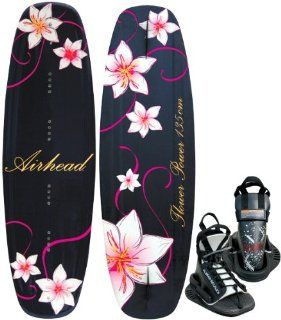 Kwik Tek Airhead Flower Power Wakeboard with Vise Binding, 135 Cm  Wakeboarding Boards  Sports & Outdoors