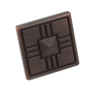 Gliderite 1.25 inch Craftsman Series Oil Rubbed Bronze Square Cabinet Knobs (pack Of 10)