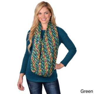 Journee Collection Womens Multicolor Knit Infinity Scarf