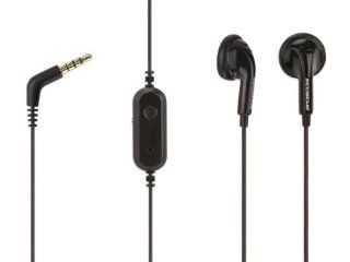 Scosche hp32m soloBUD Handsfree Mono Earbud with Clip &Mic   Wired Headsets   Retail Packaging   Black Cell Phones & Accessories