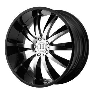 Helo HE851 Gloss Black Wheel with Machined Face (20x10"/5x4.5") Automotive