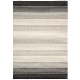 Kathy Ireland Home Griot Pepper Gradient Stripes Area Rug (53 X 75)