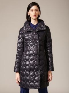 Woven Quilted Long Puffer Coat by Akris Punto