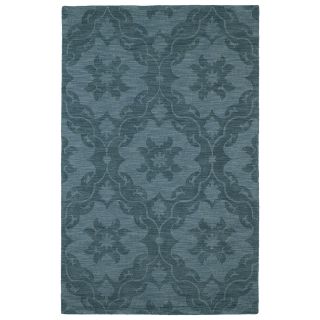 Trends Turquoise Medallions Wool Rug (8 X 11)
