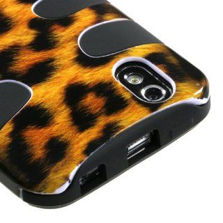 MyBat LGLS855HPCSKIM206NP Fishbone Protective Case for LG LS855 (Marquee)   1 Pack   Retail Packaging   Leopard/Black Cell Phones & Accessories