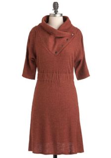 Academy Days Dress in Rust  Mod Retro Vintage Dresses