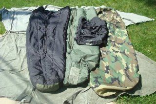 Military Modular Sleep System 4 Piece with Goretex Bivy Cover and Carry Sack  Sleep Back Gore Tex  Sports & Outdoors