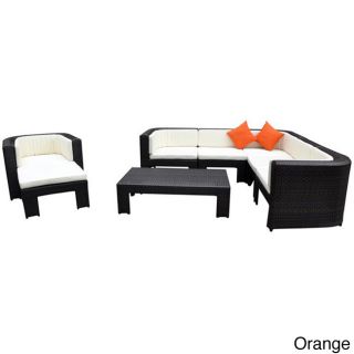 Golden Chair Furniture Mondavi 8 piece Poolside Patio Sofa Set Beige Size 8 Piece Sets