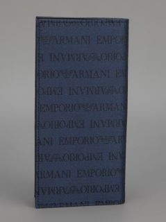 Emporio Armani Long Branded Chevron Wallet