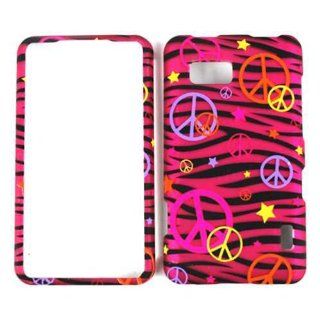For Lg Mach Ls 860 Peace Pink Zebra Matte Texture Case Accessories Cell Phones & Accessories