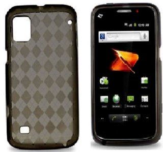 ZTE Warp N860 Argyle Case Black/Smoke W/Screen Protector Cell Phones & Accessories