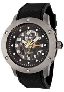 Rotary 500C  Watches,Mens Editions Automatic Black Black Rubber, Casual Rotary Automatic Watches