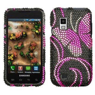 Fairyland Butterfly Diamante Phone Protector Faceplate Cover For SAMSUNG i500(Fascinate), i500(Mesmerize) Cell Phones & Accessories