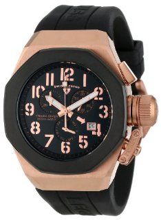 Swiss Legend Men's 10542 RG 01 BB Trimix Diver Chronograph Black Dial Black Silicone Watch Watches