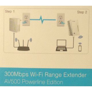 TP LINK TL WPA4220KIT ADVANCED 300Mbps Universal Wi Fi Range Extender, Repeater, AV500 Powerline Edition, Wi Fi Clone Button, 2 LAN Ports Computers & Accessories