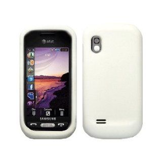 Cbus Wireless White Silicone Case / Skin / Cover for Samsung Solstice SGH A887 Cell Phones & Accessories