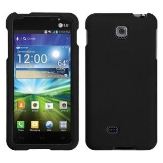 Asmyna LGP870HPCSO306NP Premium Durable Rubberized Protective Case for LG Escape P870   1 Pack   Retail Packaging   Black Cell Phones & Accessories
