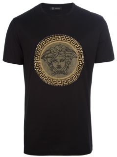 Versace Embroidered Medusa T shirt