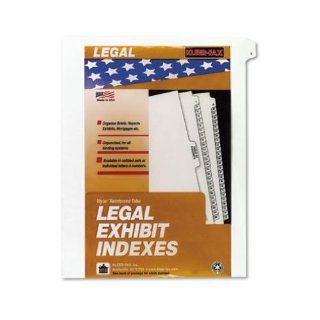 90000 Series Legal Exhibit Index Dividers Side Tab Printed "1" 25/Pack  Binder Index Dividers 