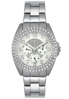 Guess 11040L  Watches,Womens   Stainless Steel White Stone, Casual Guess Quartz Watches